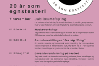 Teatret OM fejrer 20 års jubilæum som egnsteater!